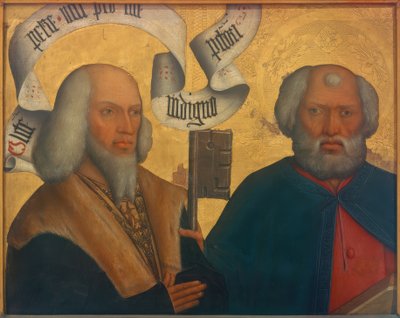 Peter v.Hewen com São Pedro de Bartholomäus Zeitblom