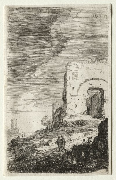 As Termas de Caracala de Bartholomeus Breenberg