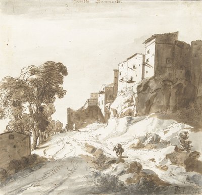 Castello Bomarzo, 1625 (caneta) de Bartholomeus Breenbergh