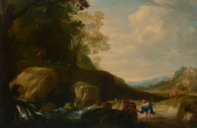 Paisagem com Mercúrio, Argos e Io de Bartholomeus Breenbergh