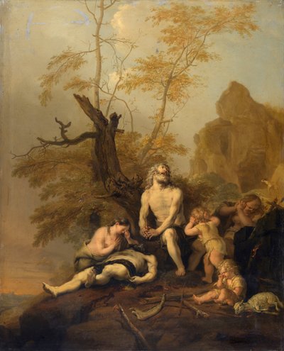 A morte de Abel de Bartholomeus Breenbergh