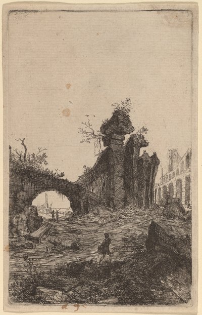 As ruínas do Coliseu de Bartholomeus Breenbergh