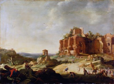 A lapidação de Santo Estêvão de Bartholomeus Breenbergh