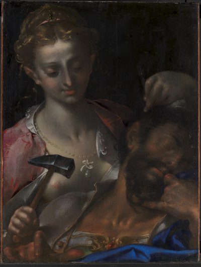 Jael mata Sísera de Bartholomeus Spranger