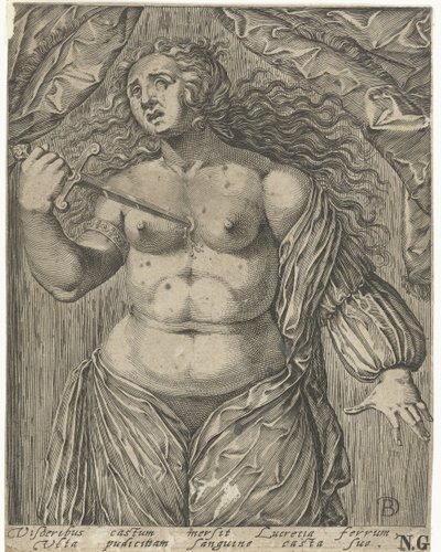 Suicídio de Lucretia de Bartholomeus Willemsz. Dolendo
