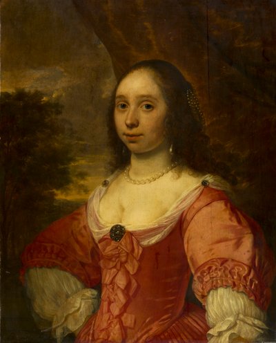 Retrato de uma mulher de Bartholomeus van der Helst
