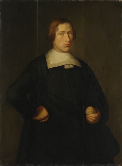 Retrato de um jovem com um limão de Bartholomeus van der Helst