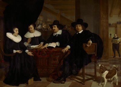 Dois regentes e duas regentes do Spinhuis de Bartholomeus van der Helst
