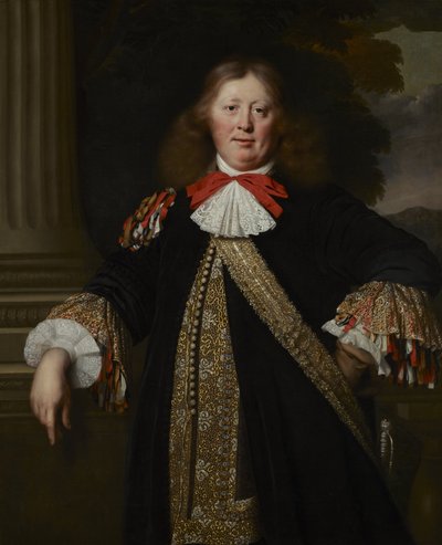 Retrato de um Burgomestre de Bartholomeus van der Helst and Studio; Bartholomeus
