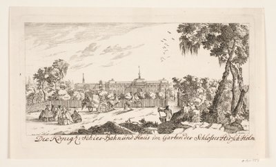 O campo de tiro no Castelo de Hørsholm de Bartholomæus Roque