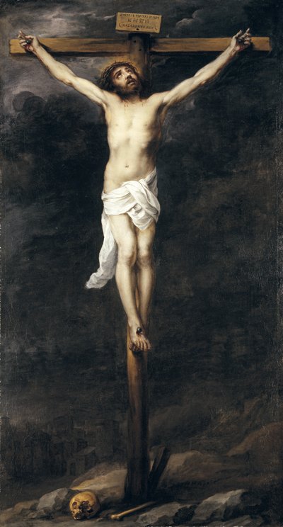 Cristo na cruz, 1660-70 de Bartolomé Esteban Murillo