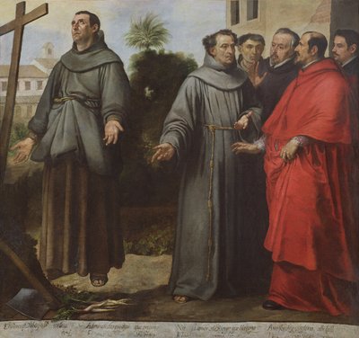 São Diego d&39;Alcala de Henares em êxtase antes da cruz, 1645-46 de Bartolomé Esteban Murillo