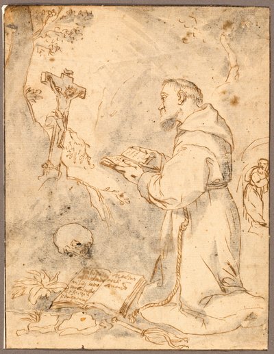 São Francisco rezando de Bartolomé Esteban Murillo
