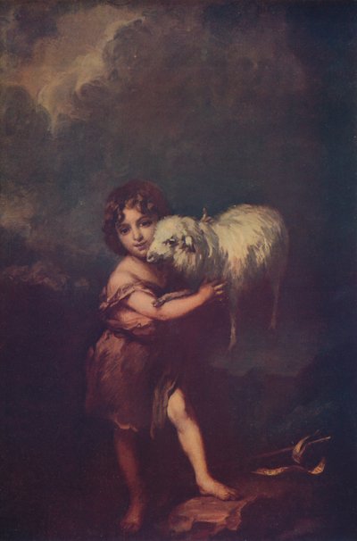 São João e o Cordeiro, 1660-5, c1900 de Bartolomé Esteban Murillo