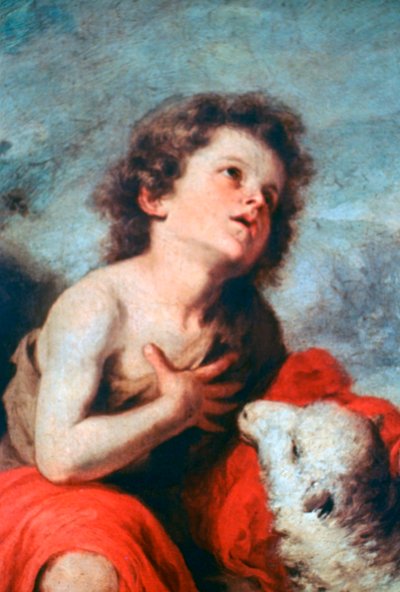 São João Batista quando criança, c1665 de Bartolomé Esteban Murillo