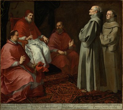 O Abençoado Giles Antes do Papa Gregório IX, c.1645-1646 de Bartolomé Esteban Murillo