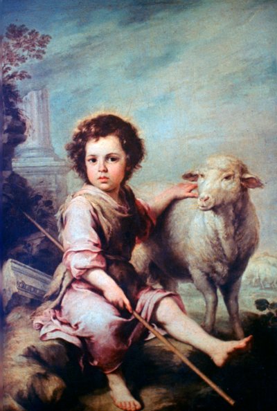 O Bom Pastor, c1650 de Bartolomé Esteban Murillo