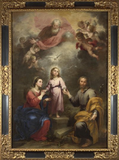 As trindades celestes e terrenas Pedroso Murillo, c. 1680 de Bartolomé Esteban Murillo