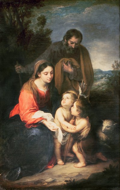 A Sagrada Família com o infante São João de Bartolomé Esteban Murillo