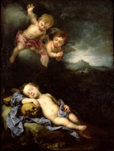 O menino que dorme na cruz de Bartolomé Esteban Murillo