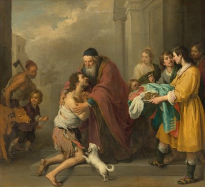 O Retorno do Filho Pródigo, 16671670. de Bartolomé Esteban Murillo