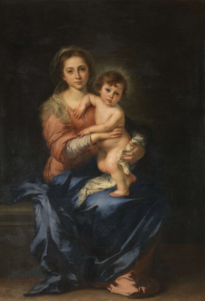 A Virgem e o Menino, 1650. de Bartolomé Esteban Murillo