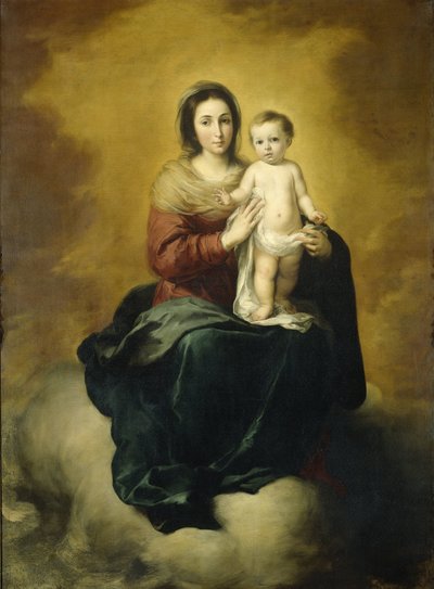 Virgem e Criança de Bartolomé Esteban Murillo