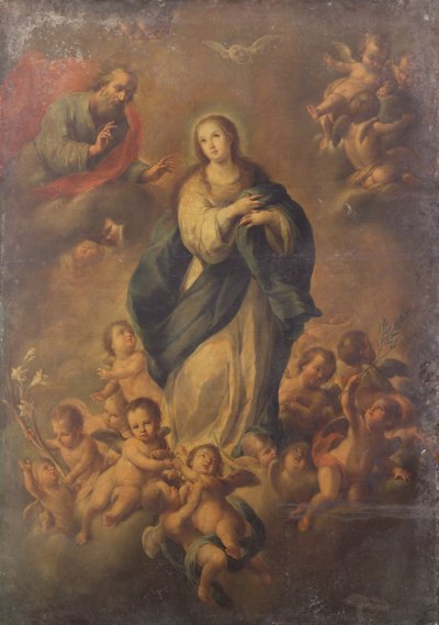 A Suposição (óleo sobre tela) de Bartolome Esteban (follower of) Murillo