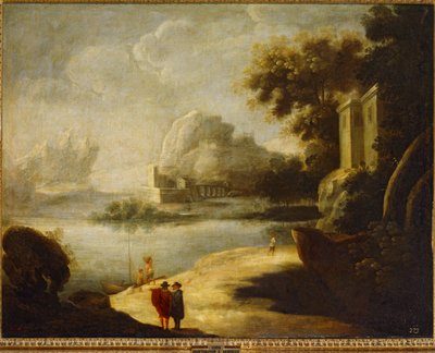Paisagem ... (óleo sobre tela) de Bartolomé Esteban Murillo