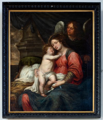 Igreja paroquial (Parochiekerk Sint-Andreas, Beerlegem). Quadro. Nossa Senhora com o Menino. Bartolomé Murillo (?). de Bartolomé Esteban Murillo