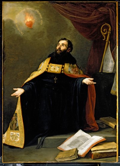 Santo Agostinho em êxtase de Bartolomé Esteban Murillo