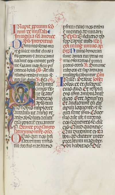 Missale: Fol. 259: Santo André, 1469. de Bartolomeo Caporali