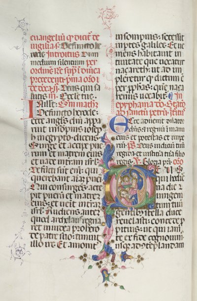 Missale: Fol. 30v: Adoração dos Magos, 1469. de Bartolomeo Caporali