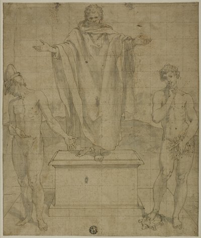Estudo para Alegoria da Fé e do Silêncio de Bartolomeo Cesi