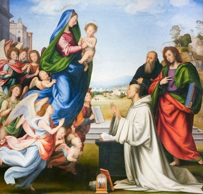 A visão de São Bernardo de Bartolomeo Fra