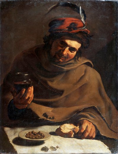 Café da manhã, início do século XVII de Bartolomeo Manfredi