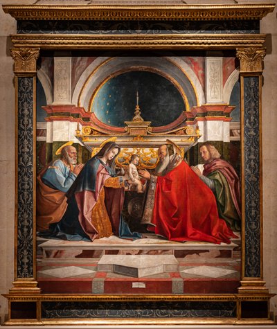Apresentação de Jesus no Templo de Bartolomeo Montagna