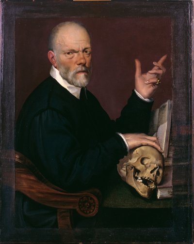 Retrato do Doutor, Carlo Fontana (óleo sobre tela) de Bartolomeo Passarotti