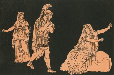 Enéas e a sombra do Dido de Bartolomeo Pinelli