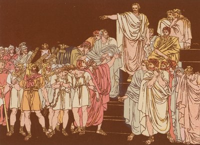 Bruto condenando seus filhos à morte de Bartolomeo Pinelli