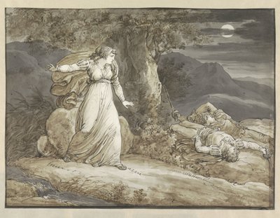 Colma À Descoberta dos Corpos Mortos de Salgar e do seu irmão de Bartolomeo Pinelli