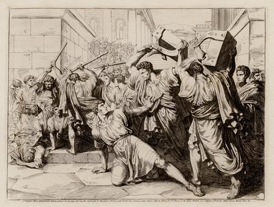 Morte de Tibério Graco de Bartolomeo Pinelli