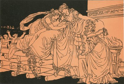 Dido na pilha do funeral de Bartolomeo Pinelli