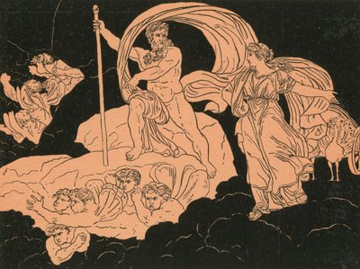 Juno e Éolo de Bartolomeo Pinelli