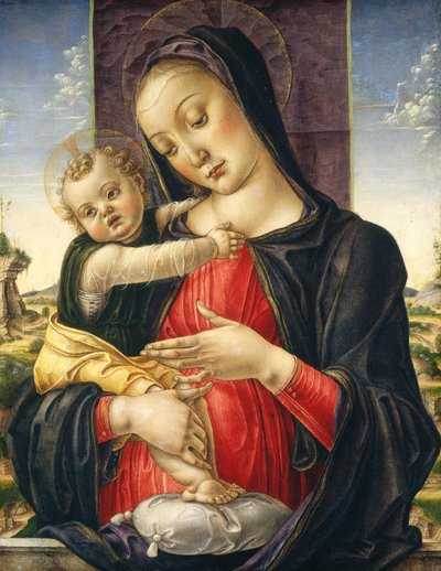 Madonna e Criança, c. 1475. de Bartolomeo Vivarini