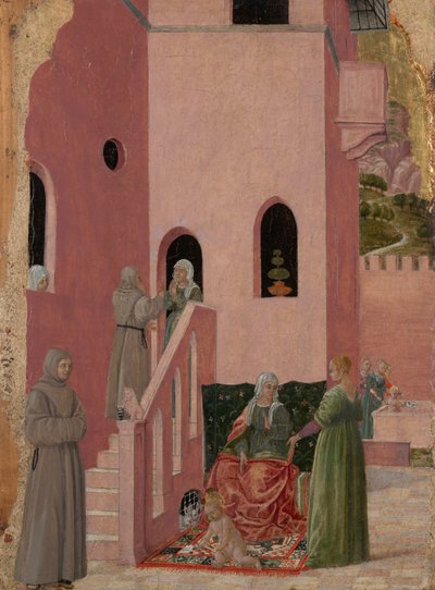 O Nascimento de São Tomás de Aquino de Bartolomeo degli Erri