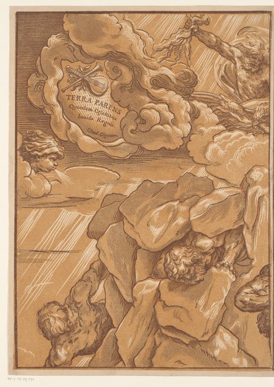 Queda dos gigantes (segunda parte) de Bartolommeo Coriolano