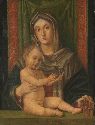 Virgem e Criança de Bartolommeo Montagna (workshop of)