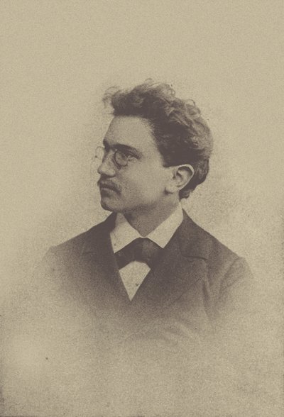 Retrato do Compositor Hans Huber 1852-1921, 1898. de Basel . Photo studio Taescher and