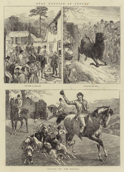 Caça ao Cervo em Surrey de Basil Bradley